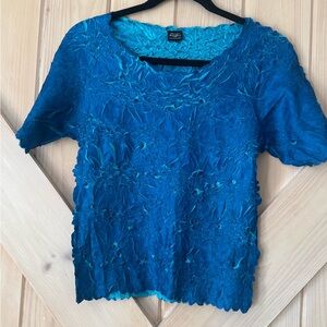 Origami Magic Scarf Textured Stretch Top One Size ✨